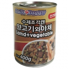 [헬로 수제조각캔] 양고기야채-400g
