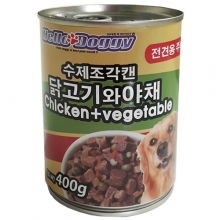 [헬로 수제조각캔] 닭고기야채-400g